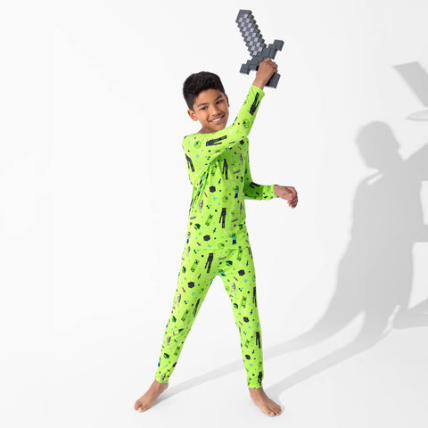 2 Piece Pajama Set - Minecraft Mob Squad