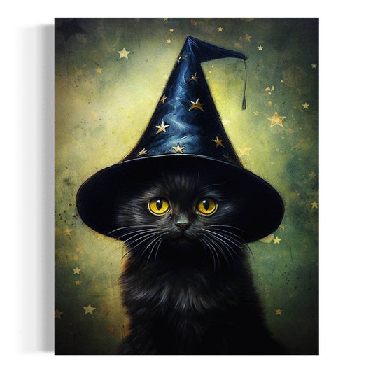 Witch Halloween Hat Wall Art 32AS