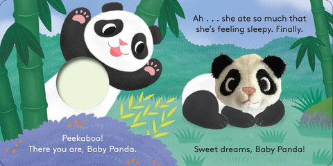 Board Book - Baby Panda Finger Puppet