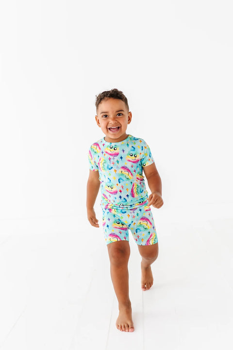 2 Piece Pajama Set (Short Sleeve & Shorts) - Johnny