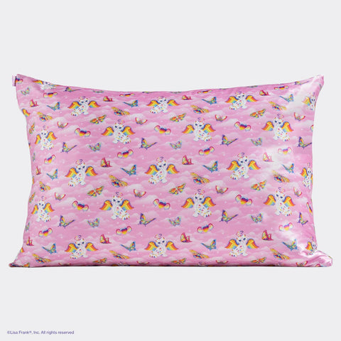 Standard Satin Pillowcase - Lisa Frank x Kitsch Angel Kitty™