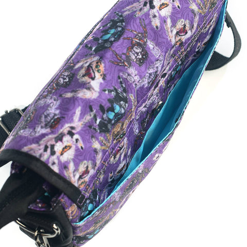Stride Crossbody Bag - Jumping Spiders