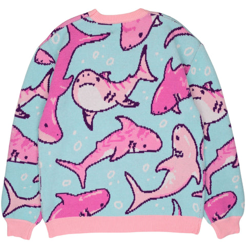 Sweater - Pink Shark
