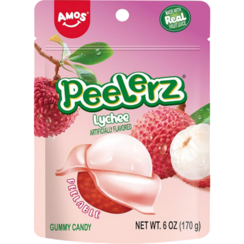 Candy - Amos Peelerz Lychee 6 oz