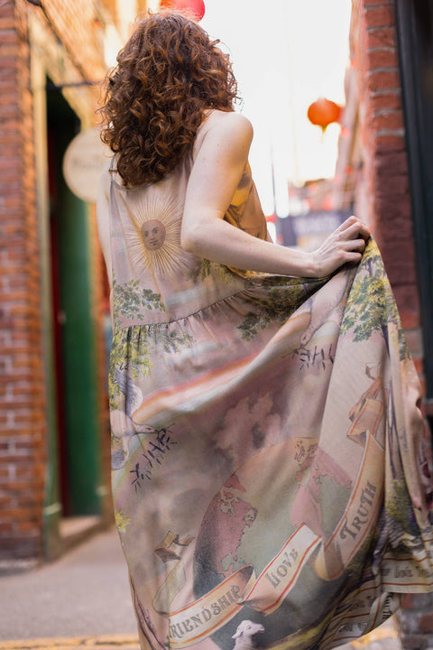 Bohéme Slip Dress - Friendship Love & Truth Vintage Wash