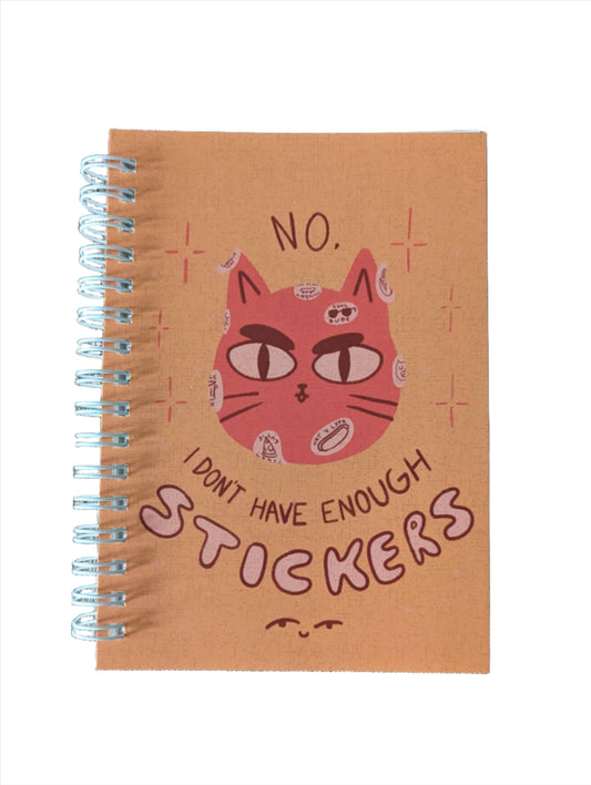 Reusable Sticker Book - Not Enough Stickers (50 Pages)