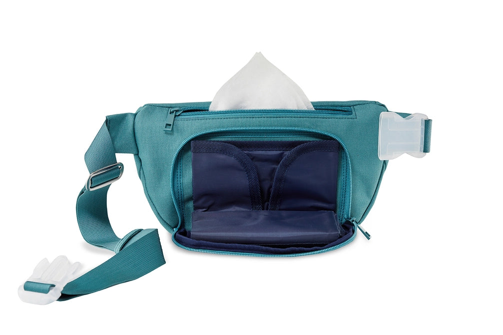 Kibou Diaper Belt Bag - Jade Canvas