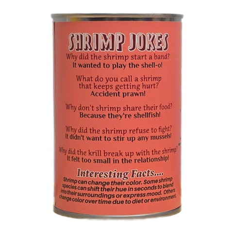 Stuffed Animal - Can O' Shrimp (Standard Lid)