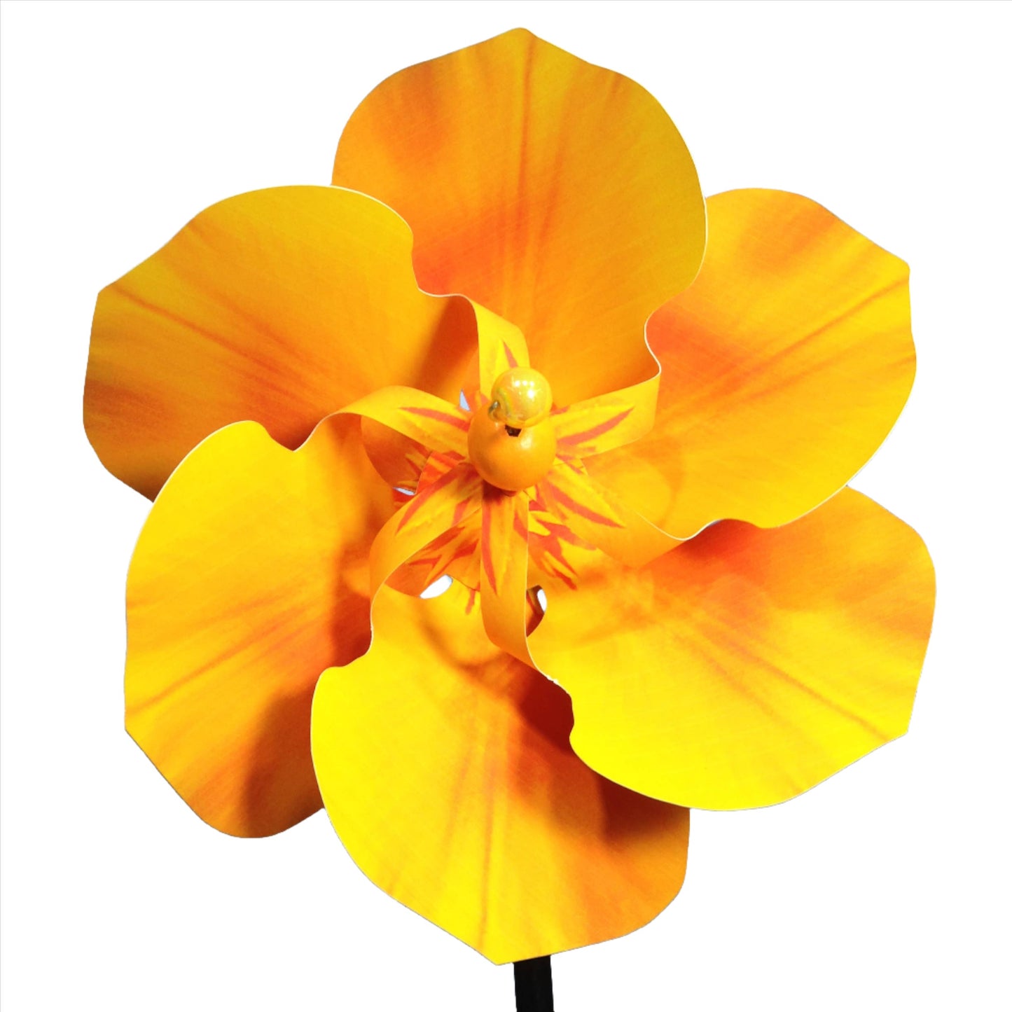 Wind Spinner - California Poppy (14")