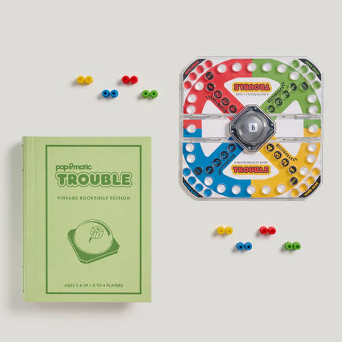 Game - Trouble Vintage Bookshelf Edition