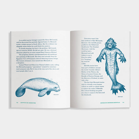 Book (Paperback) - Cryptid Sea Monsters: A Field Guide to 50 Fascinating Beasts