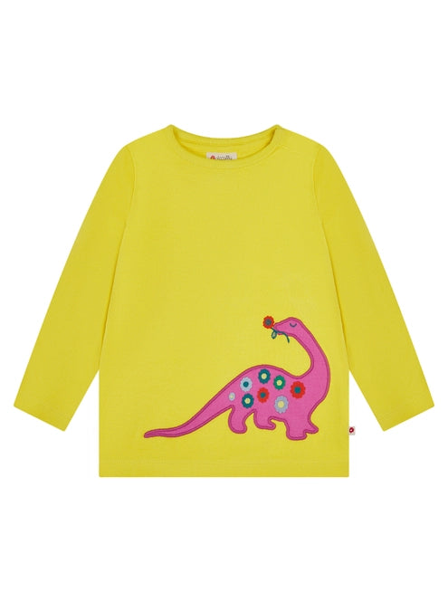 Shirt (Long Sleeve) - Dinosaur Applique