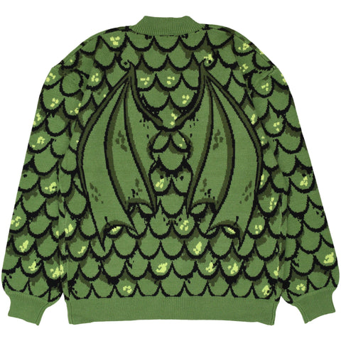 Cardigan - Green Dragon