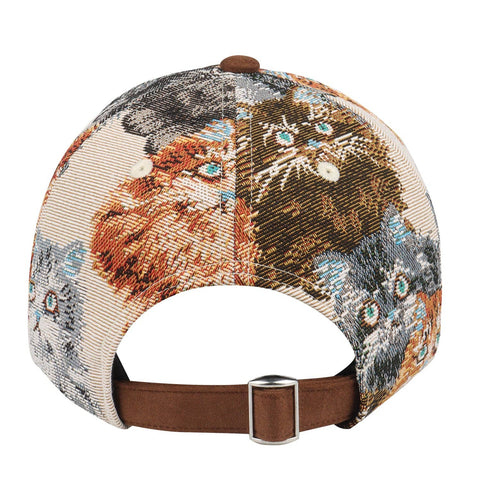Baseball Cap - Jacquard Cat Tapestry