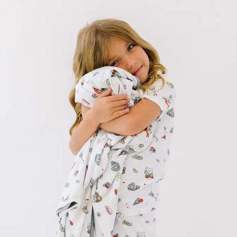 Blanket - Sushi Lucky Cat