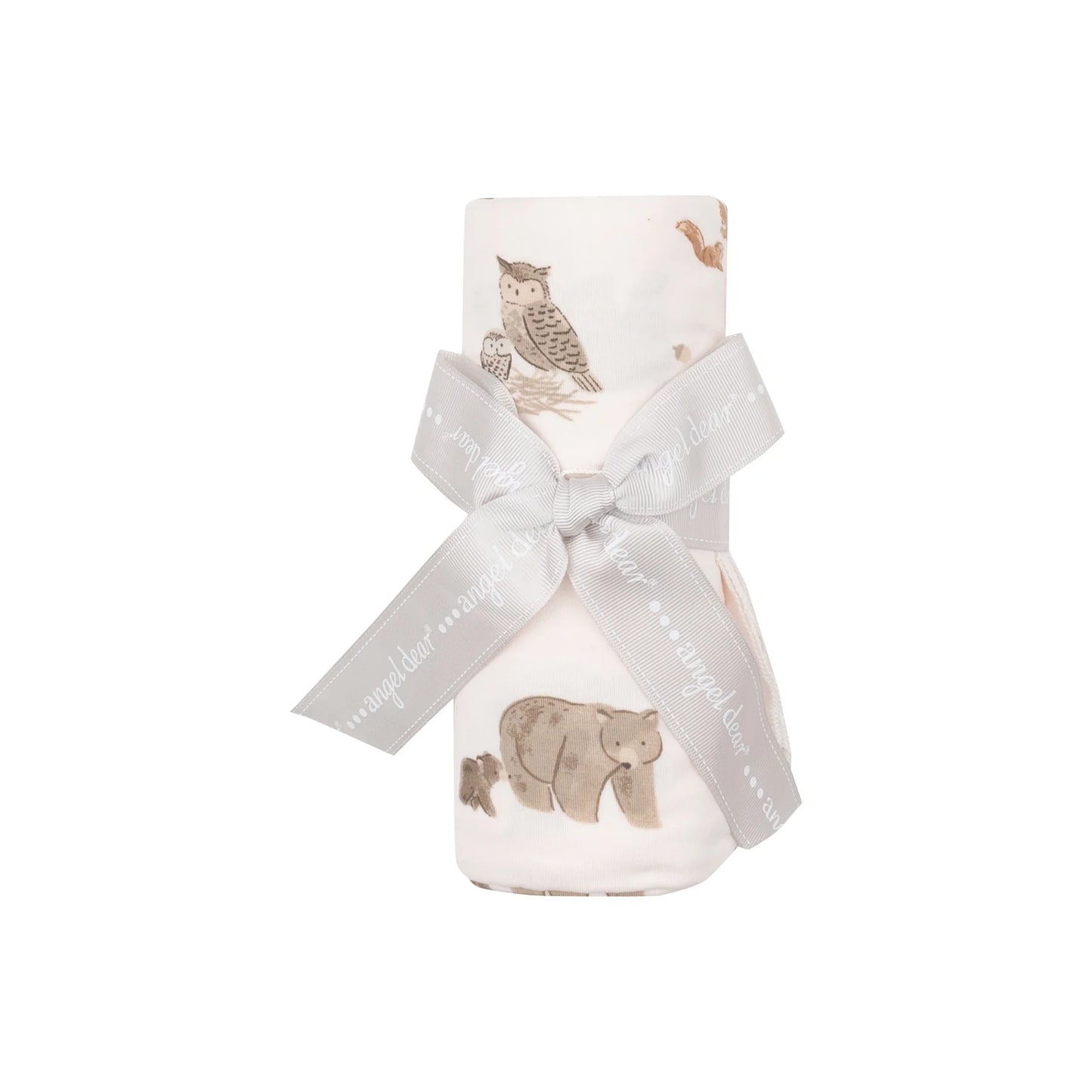 Swaddle - Mixed Woodland Animals Pink