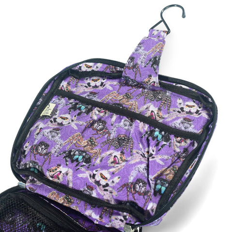 Travel Organizer Case - Jumping Spiders