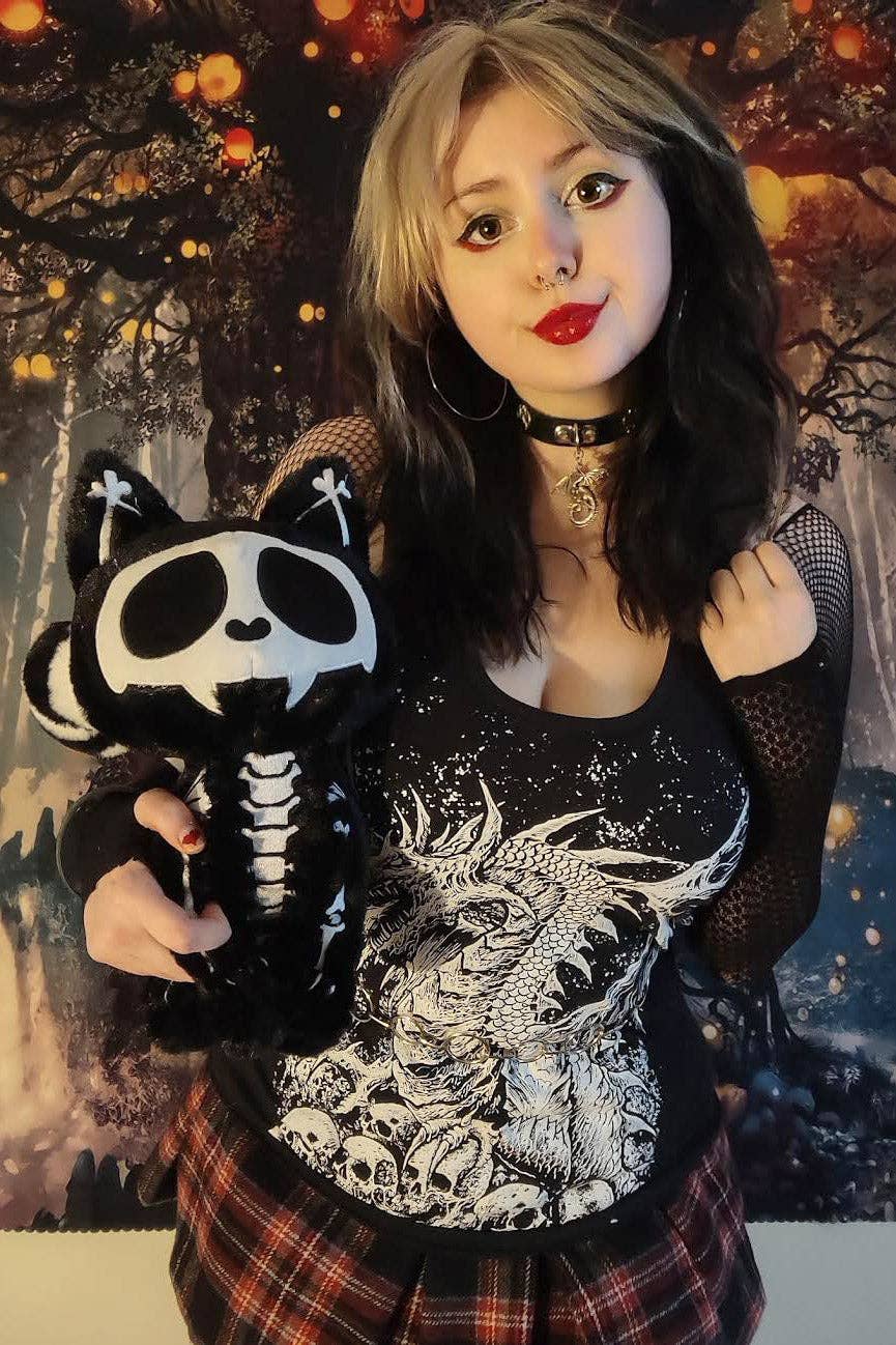 Stuffed Animal - Skelekitty Deluxe