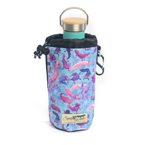 Water Bottle Holder - A Lotta Axolotls