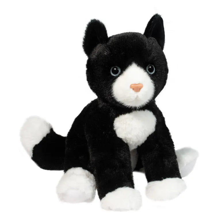 Stuffed Animal - Beckie Black & White Cat