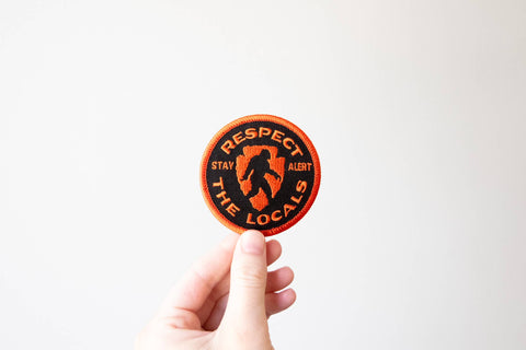 Patch - Respect The Locals Bigfoot Embroidered