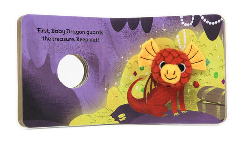 Board Book - Baby Dragon Finger Puppet