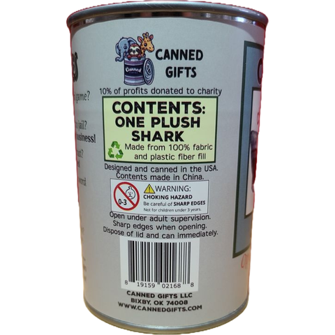 Stuffed Animal - Chompers the Canned Shark
