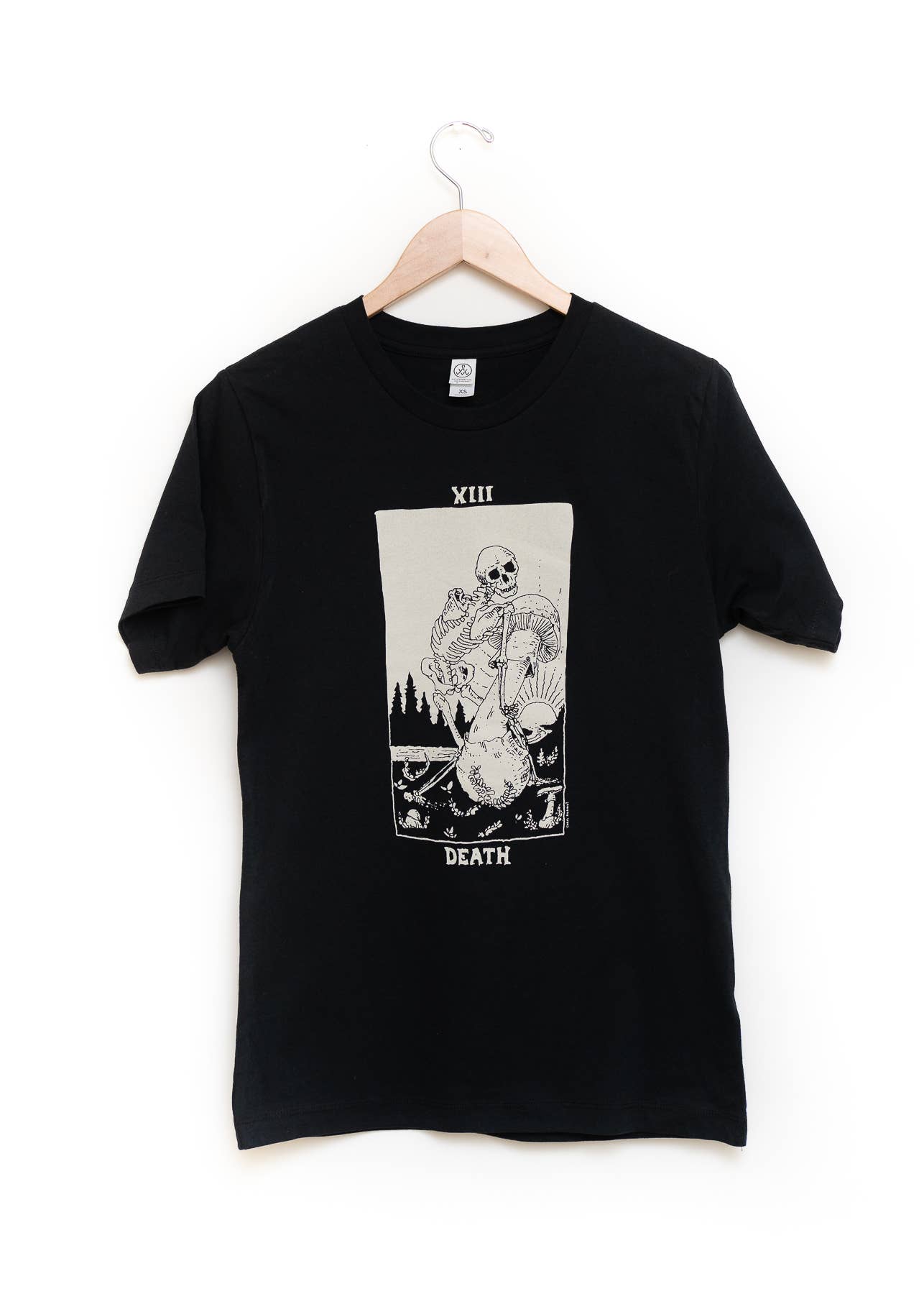 T-Shirt (Unisex) - Death Card Mushroom Tarot Shirt (Organic Cotton)