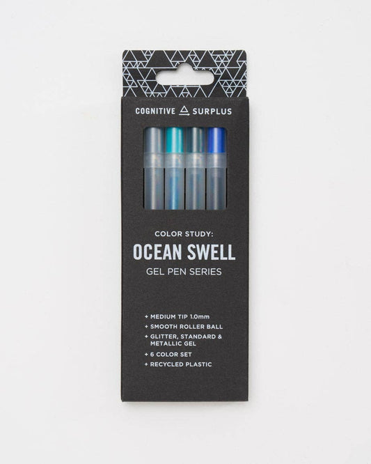Gel Pens (6 Pack) - Ocean Swell