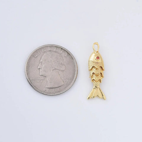 Pendant - Fish Gold Filled Articulated