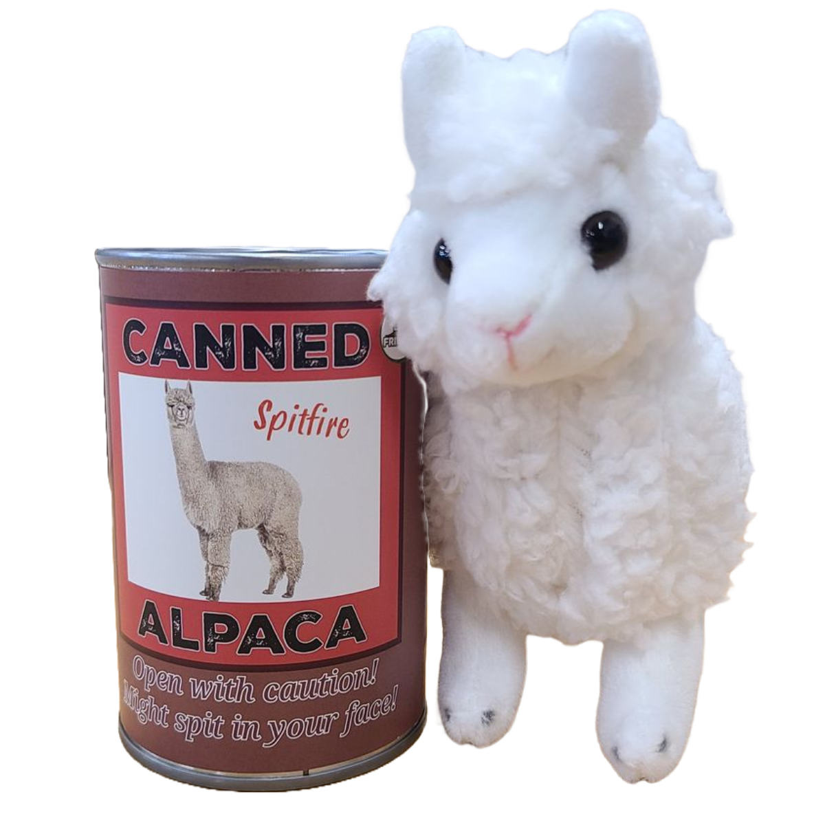 Stuffed Animal - Spitfire the Canned Alpaca