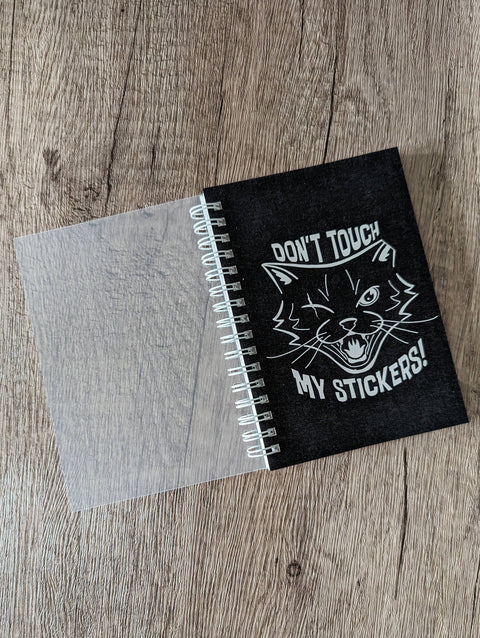 Reusable Sticker Book - Don't Touch My Stickers! (50 Pages)