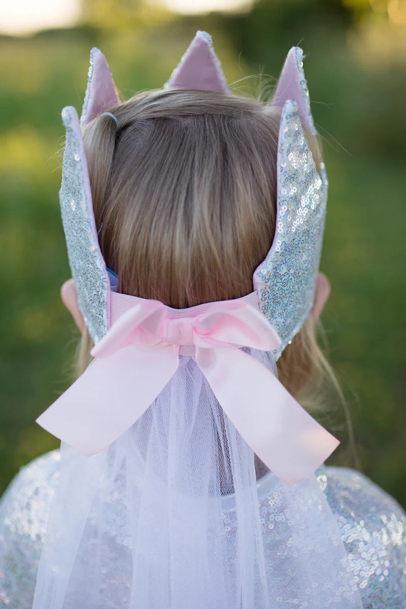 Dress Up - Sequin Crown with Veil