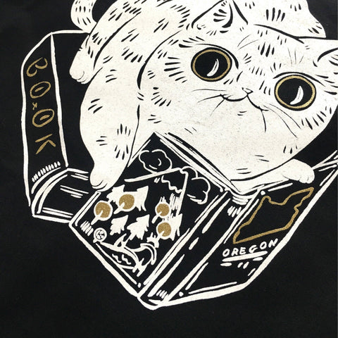 Tote Bag - Book Cat