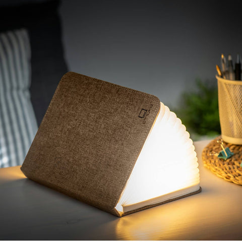 Smart Light - Linen Fabric Smart Book Light: Urban gray / Large
