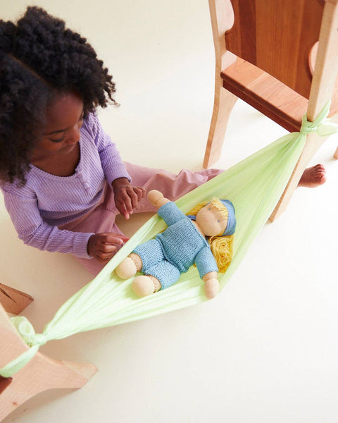 Playsilks - Lime (100% Silk, Natural)