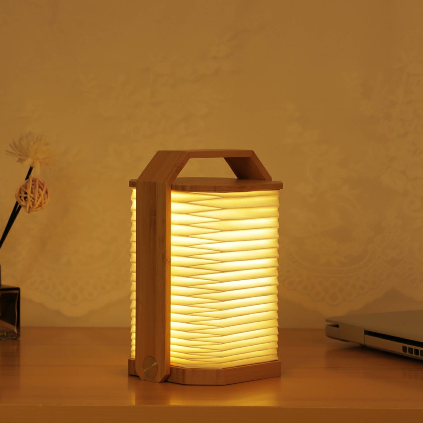 Lamp - Smart Origami Walnut