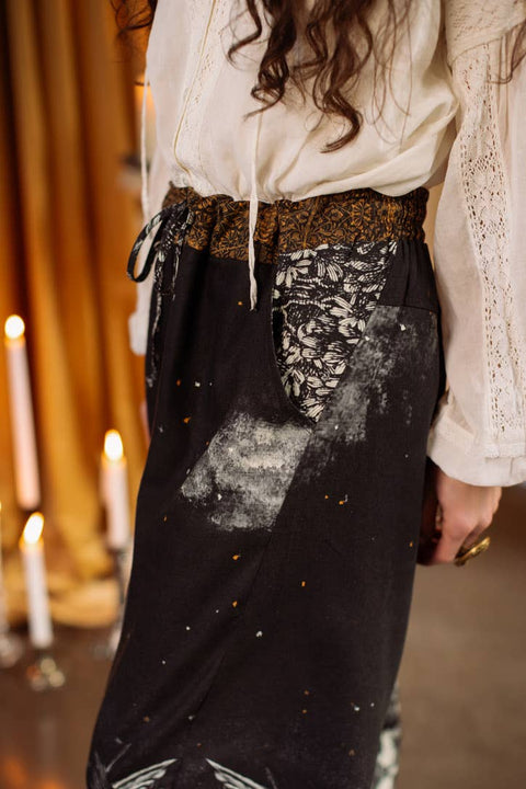 Artist Pant - The Guardians with Celestial Print & Angels
