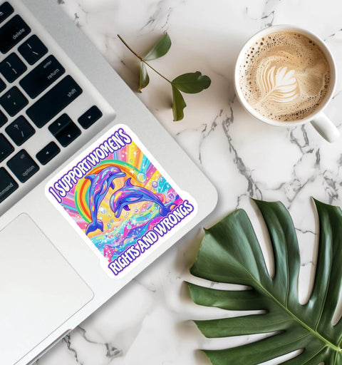 Sticker - I Support Women’s Rights and Wrongs