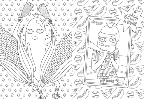Coloring and Activity Book - Ultimate Hot Dog