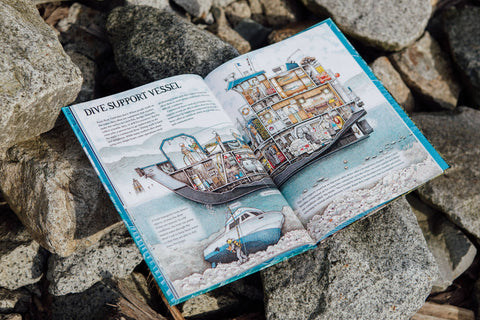 Book (Hardcover) - Working Boats: Safety, Salvage, and Rescue