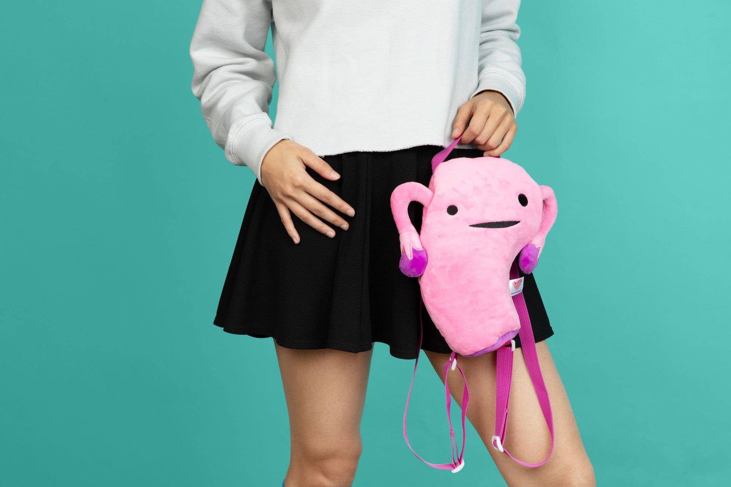 Plush Backpack - Uterus