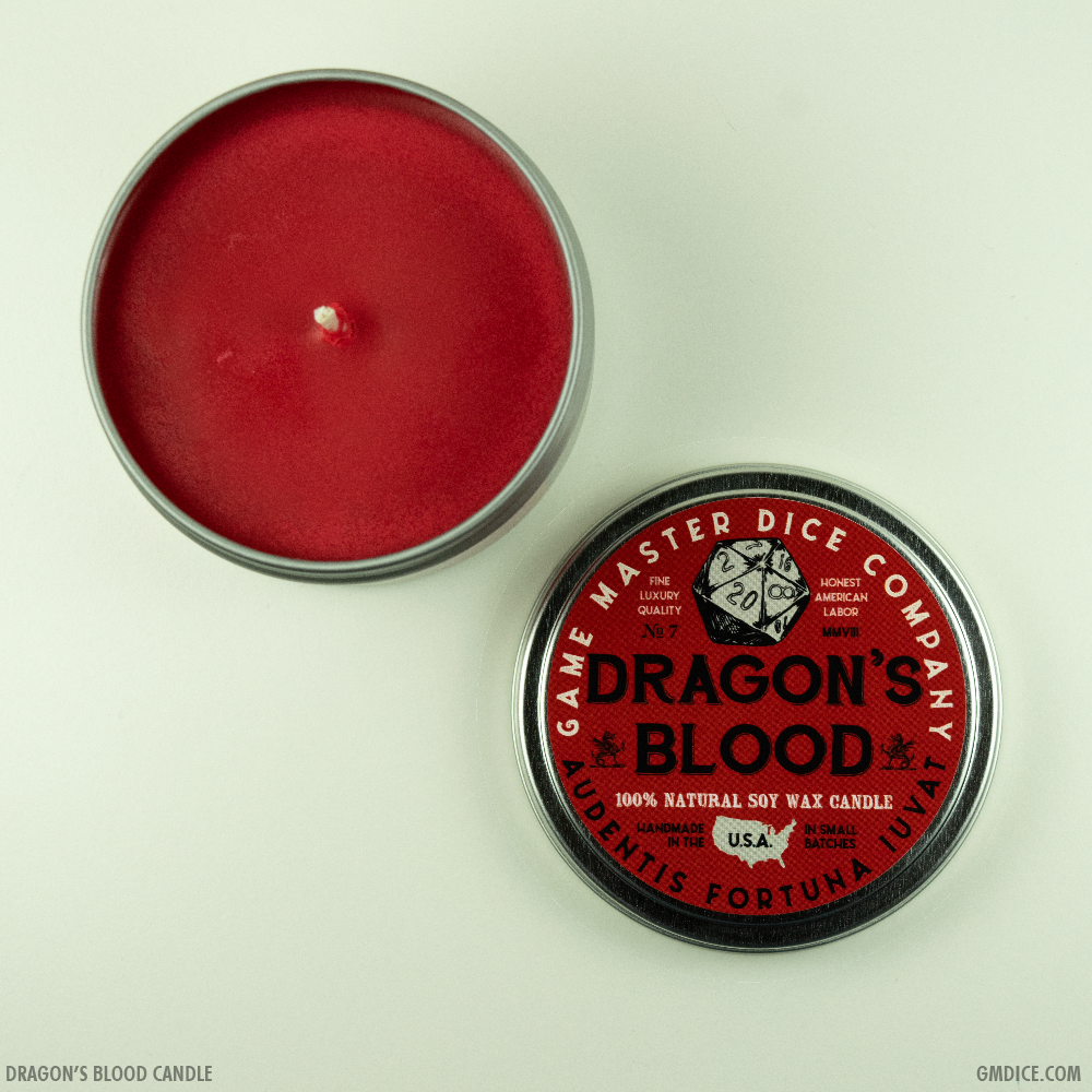 Gaming Candle (8oz) - Dragon's Blood