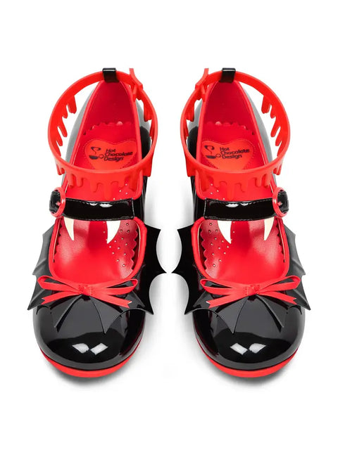 Women's Shoe - Chocolaticas® Mid Heels Mina Mary Jane Pump