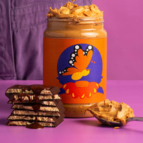 Chocolate - Peanut Butter-fly Truffle Bar