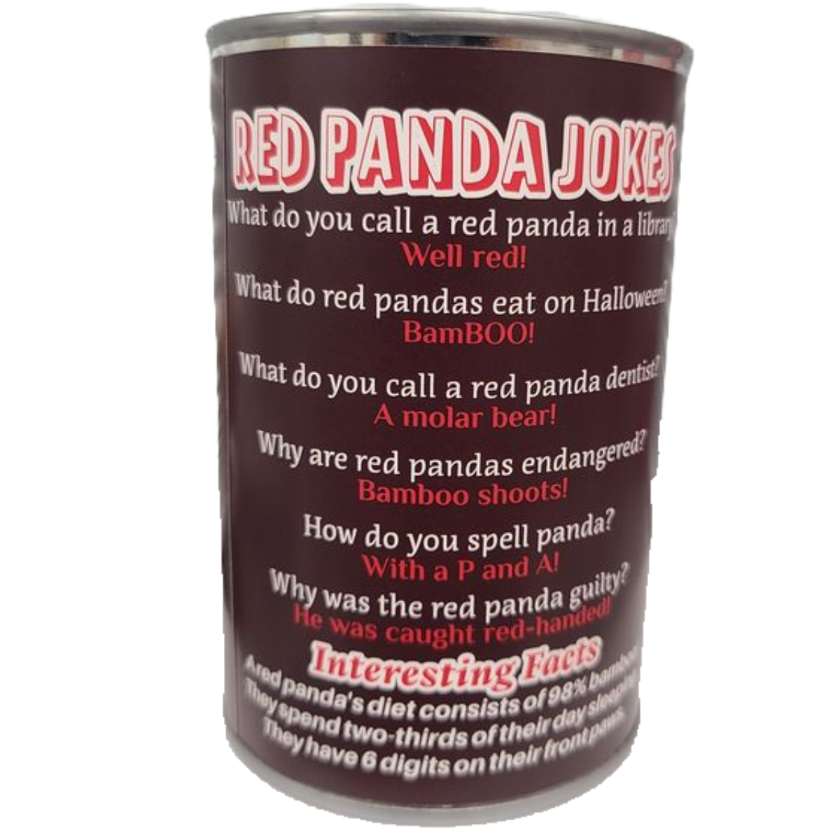 Stuffed Animal - Canned Red Panda