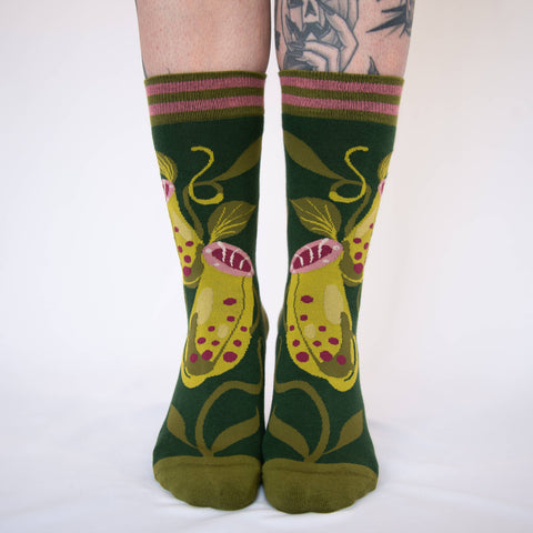 Crew Socks - Pitcher Plant