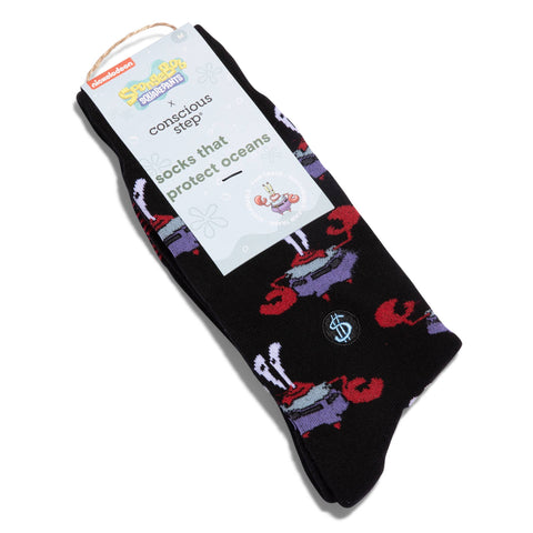Socks that Protect Oceans - Mr. Krabs