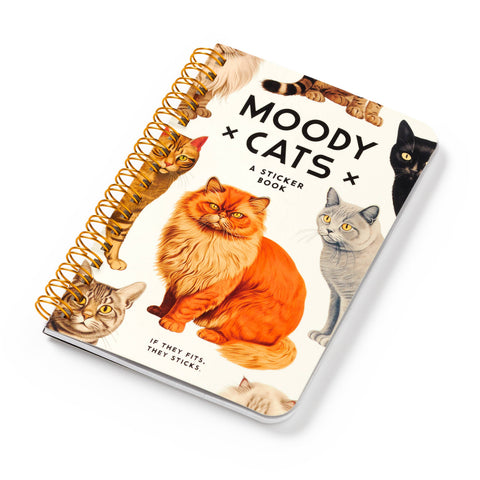 Sticker Book - Brass Monkey Moody Cats