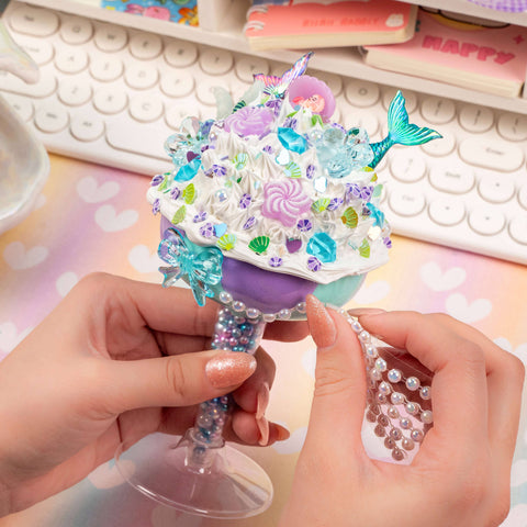 Clay Kit - Play & Display Mermaid Parfait Cafe